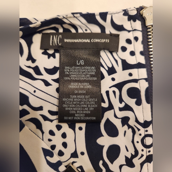 INC Navy summer dress - Picture 7 of 7